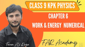 Class 9 KPK Physics chapter 6 Work and Energy Numerical