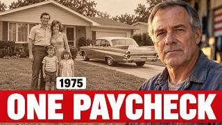 One Paycheck in 1975 vs 2026: What Happened to the American Middle Class