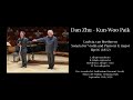 Beethoven Sonata in G major, Op.96 Dan Zhu &amp; Kun-Woo Paik
