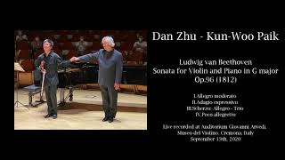 Beethoven Sonata in G major, Op.96 Dan Zhu &amp; Kun-Woo Paik