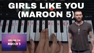 Piano notes from here -
https://easykeyboardtutorials.blogspot.com/2020/07/girls-like-you-easy-piano-notes.html
if you got any help my video and liked i...