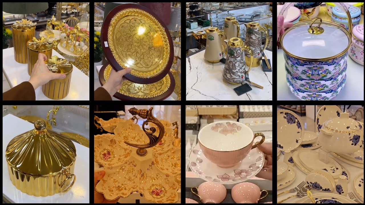 Tajikistan Crockery Collection 😍🔥💝 Part #1 Tea Set & Dinnerware set & Kitchenware & Home decoration