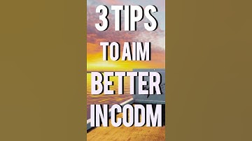 3 tips to PERFECT your AIM!(Call of Duty: Mobile)(#shorts)