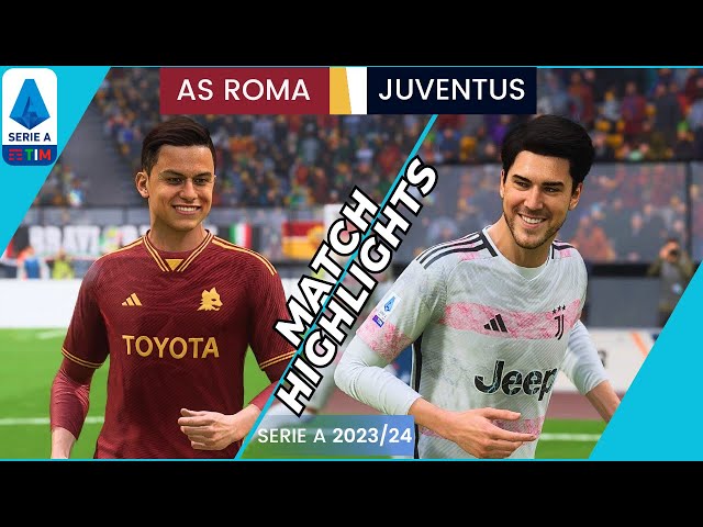 EA Sports FC 24, JUVENTUS vs ROMA