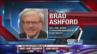 Congressman Brad Ashford speaks on Bacon's victory