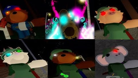 Piggy Ex Forest Pro: All jumpscares by AlexDevYT.