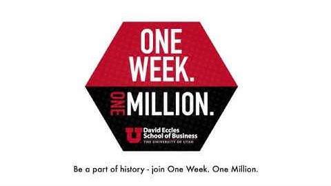 One Week. One Million.