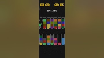 Water sort puzzle level 1275