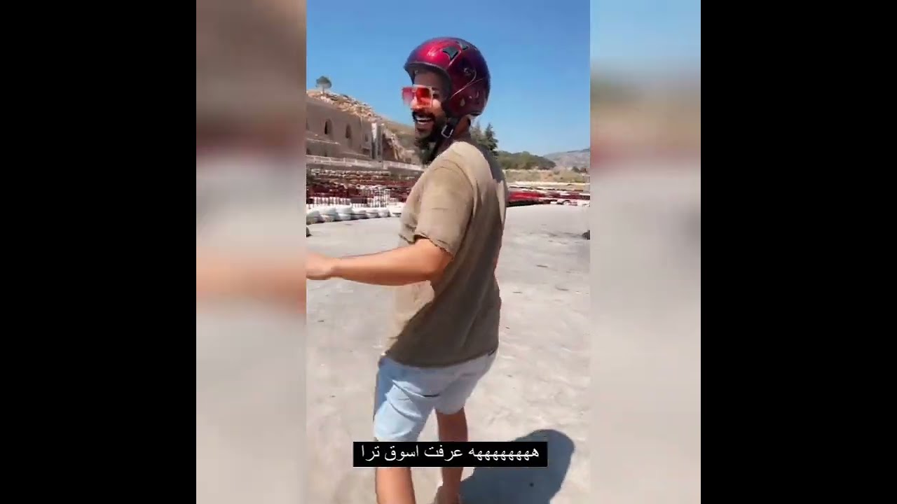 ليث وفله يلعبون سباق سيارات في لبنان ستوريات ليث الراشد وفله