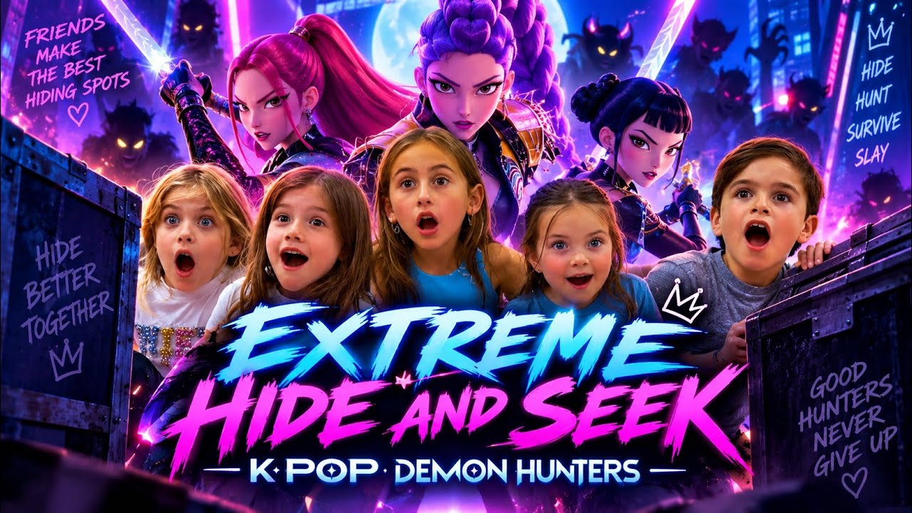 Extreme Hide And Seek: K-Pop Demon Hunters - YouTube
