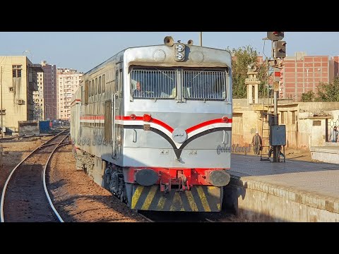 قطارات مصر مرور مباشر القاهرة قطار 906 بمحطة بنها