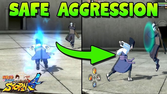 Naruto Ultimate Ninja Storm 4 - Combo/Tilt Cancel Tutorial - SASUKE  RINNEGAN 