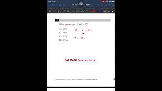 SAT Mathematics Practice test 4 Question 2 #maths #satmath #sat