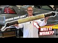 We Built a WOODEN Drive Shaft! Will It Survive a Clutch Drop?? (VERY SKETCHY)