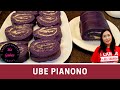 Ube Pianono - Purple Yam Sponge Cake Roll - Swiss Roll Cake - Melt in Your Mouth Pianono