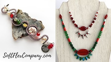 Soft Flex Live Beading Party with Nealay Patel of SilverSilk and Sarah James of Jesse James Beads