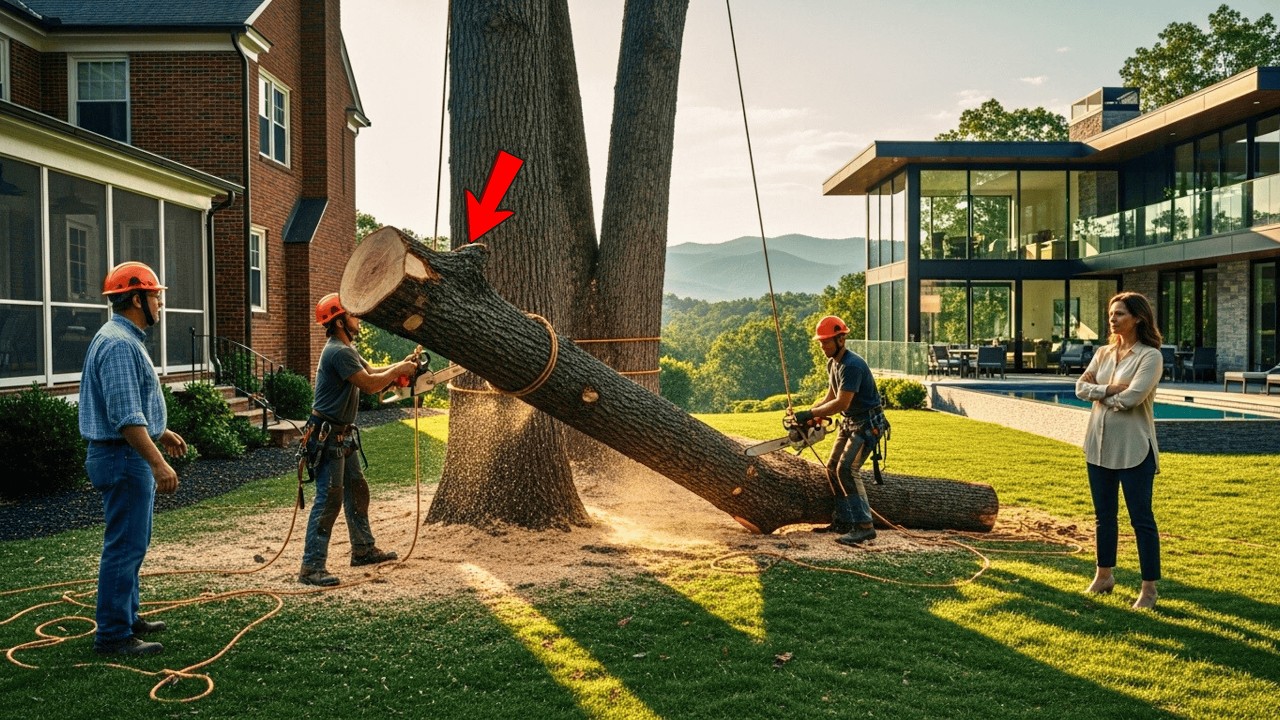 Они срубили мои дубы, поэтому я сделал задний двор их курортного комплекса непригодным для строит...