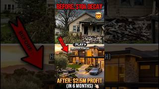 Watch till the end! Abandoned House → Ultra Luxury Smart Home 🤯#luxuryhome #smarthome