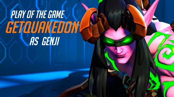 GetQuakedOn’s Genji is TOO FAST to Stop! POTG! [Overwatch 2 Season 19 Top 500]