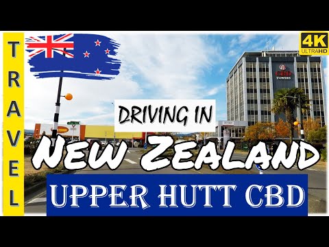 Driving In New Zealand || Upper Hutt CBD || City Tour || Travel || Telugu Vlogs In NZ ||