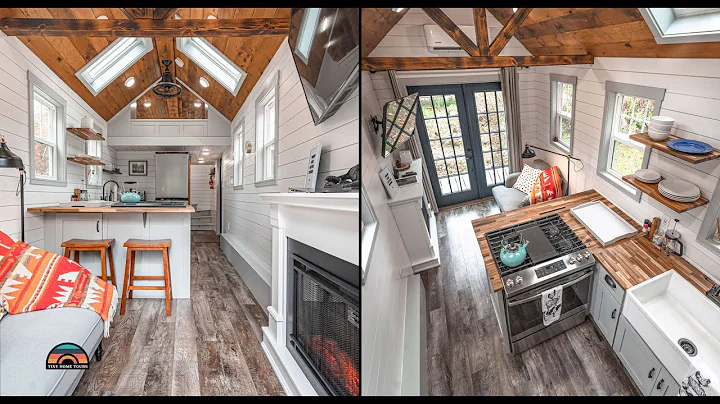 290 Sq Ft Luxury Vermont Tiny Home Airbnb w/ Loft - 26x8 Tiny House