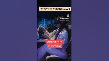 Amdocs Recruitment 2023  #amdocs #job #jobsearch #jobs #career #freshers