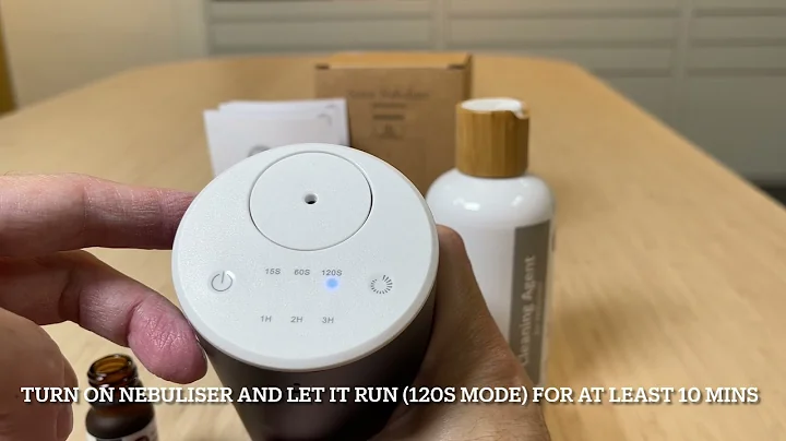 Cleaning procedure and changing of essential oil of Portable Nebuliser