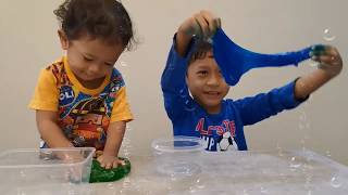 Cara Mudah Buat Slime | Homemade Slime | Jom Main Slime