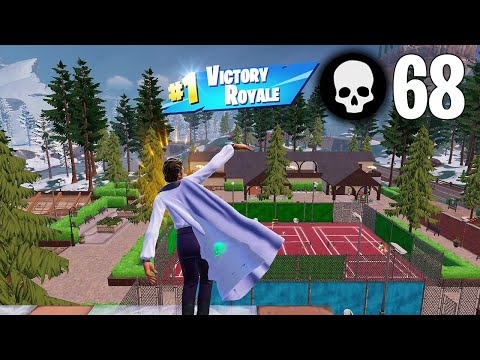 68 Elimination Solo vs Squads Wins (Fortnite Chapter 5 Season 2 Ps4 Controller Gameplay)