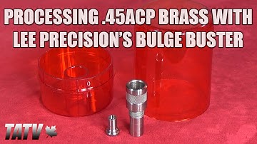 Processing .45ACP Brass with Lee Precision