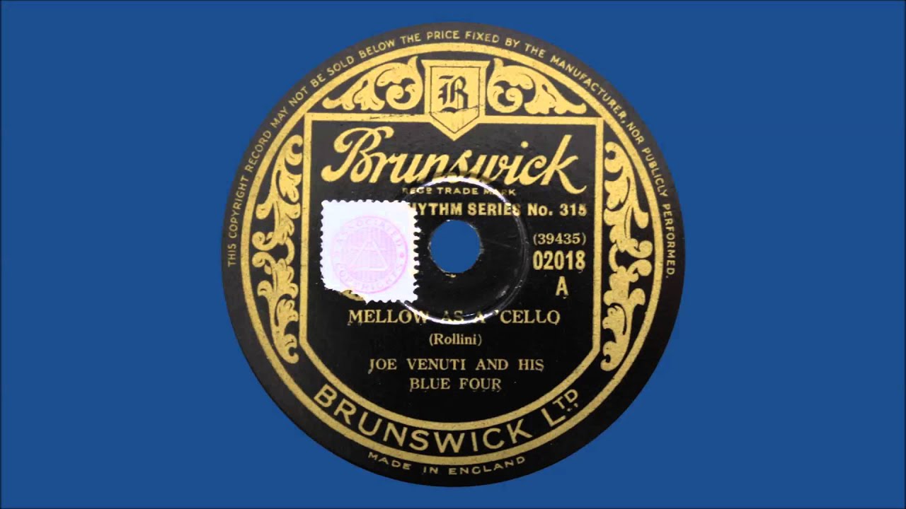 Ver Joe Venuti And His Blue Four - Mellow As A Cello no YouTube