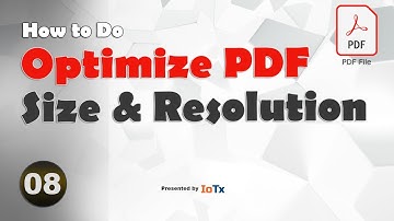 How to Optimize PDF file Size || Nitro Pro