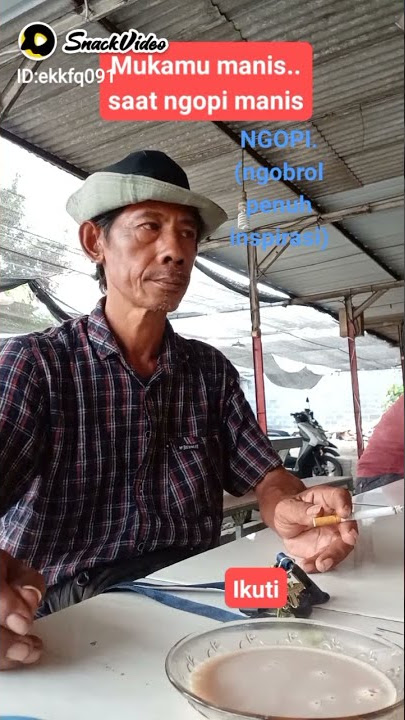 Mukamu manis (disaat ngopi manis) #mukamumanis #snackfamily