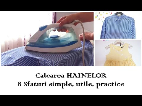 Călcarea HAINELOR - 8 Sfaturi simple, utile, practice 👗