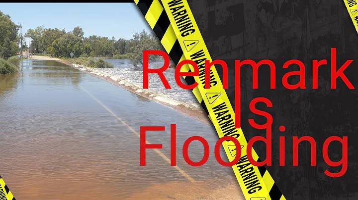 Before and during the start of Renmark flooding