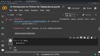 Intro to Python for Datascience