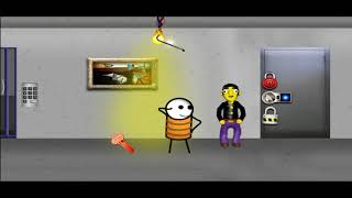 Stickman Jailbreak: Jimmy the Escaping prison - 4 Android Gameplay. screenshot 1