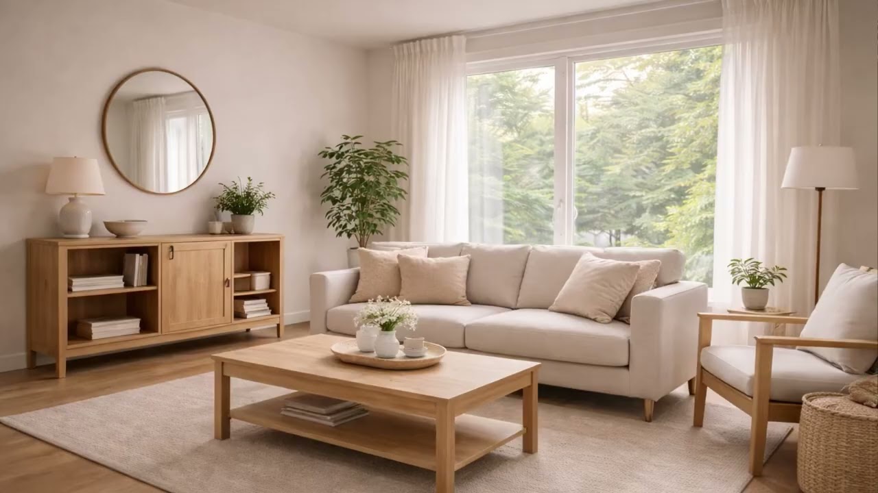 Quiet Living Room Ambience – 1 Hour – Day 5