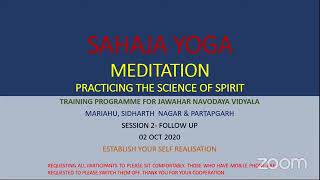 Self Realization Follow Up Program Oct 02  5 00 Pm   Sahaja Yoga   The Eternal Knowledge