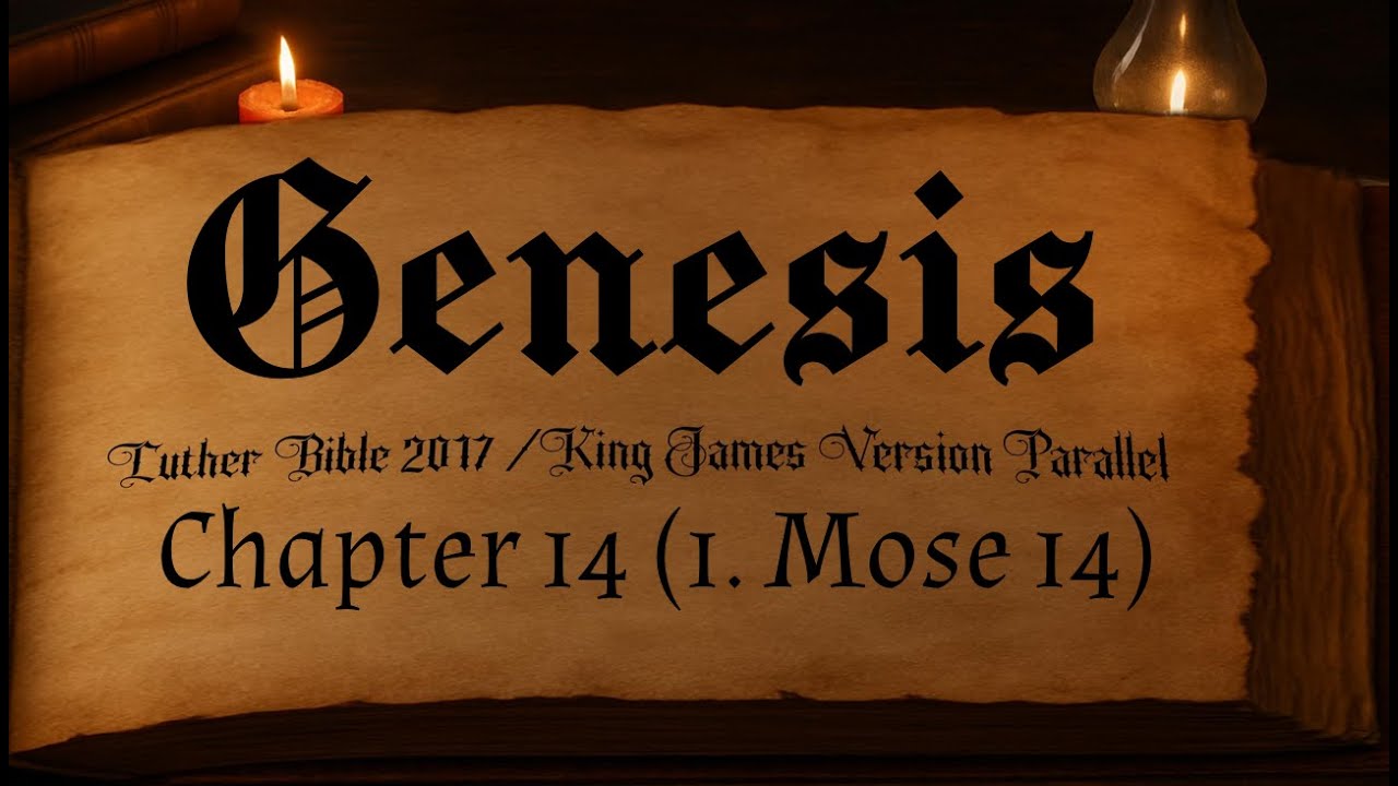 Genesis 14 - Luther Bible 2017 German Reading) Female Voice King James Parallel LU17 With Text