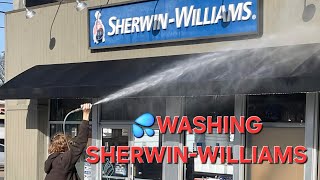💦Pressure Washing Sherwin-Williams Stores