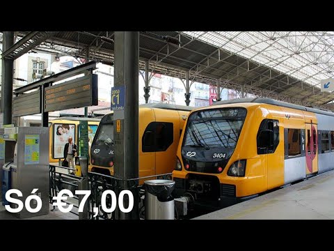 Como ir do Porto à Aveiro de Comboio (Trem) Pagando €7,00 Ida e Volta 2019 (Parte 1)