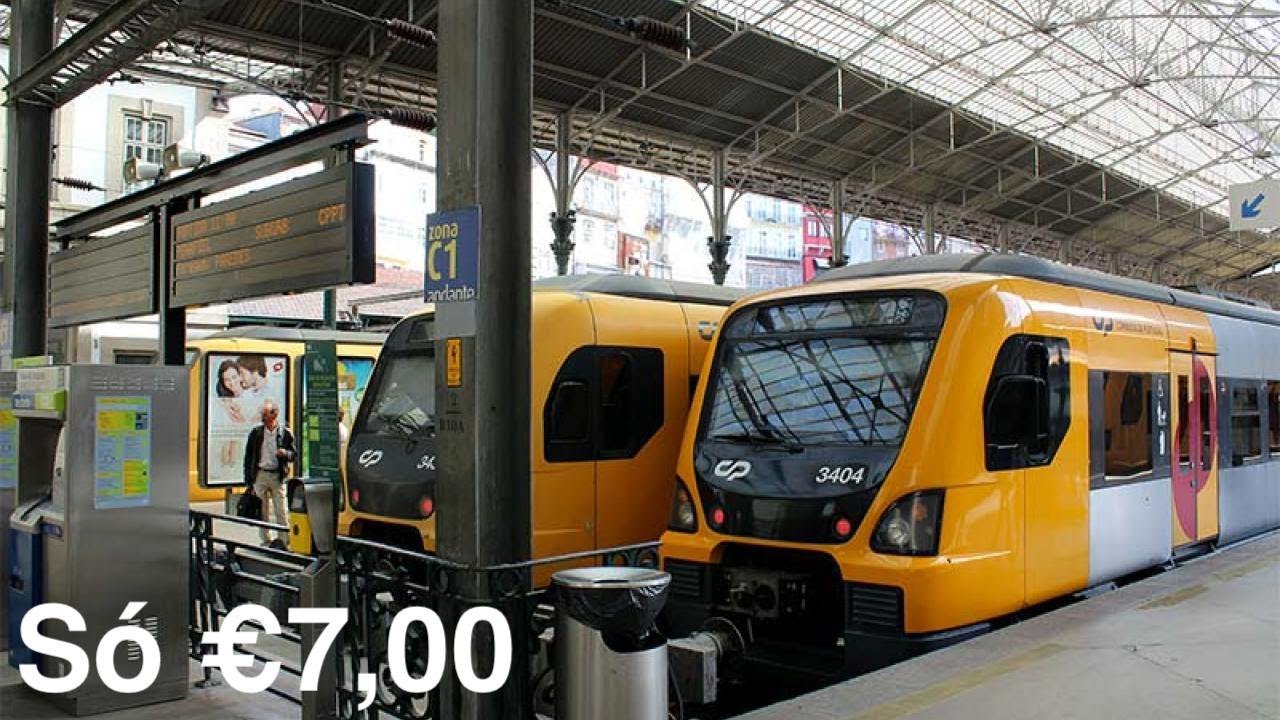 Como ir do Porto à Aveiro de Comboio (Trem) Pagando €7,00 Ida e Volta 2019 (Parte 1)