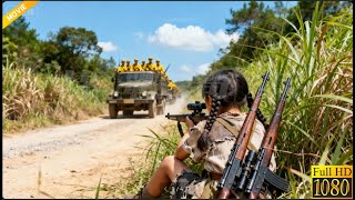 Une fillette de 8 ans, postée au bord de la route, est une tireuse d'élite redoutable, ayant anéanti