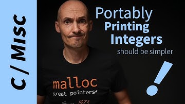 Portably print integers in C? It
