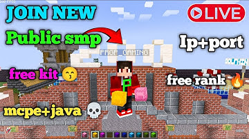 ⭐BEST JOIN PUBLIC LIFESTEAL SMP JAVA + MCPE 24/7 ONLINE SMP ALL VERSION IP/PORT JOIN 🥰