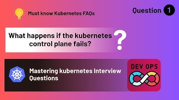 Kubernetes Interview Questions Series | What happens if Kubernetes control plane fails | Question 01