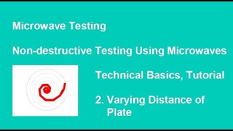 Non-Destructive Microwave Testing, Technical Basics, Tutorial No. 2