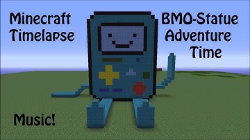 Minecraft BMO-Statue Timelapse (Adventure Time)
