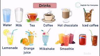 Food and Drinks Vocabulary